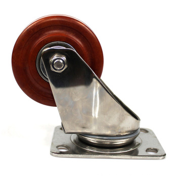 3 inch medium plate swivel stainless steel heat resisting casters